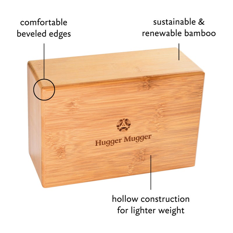 Hugger Mugger Bamboo Yoga Block - Image 2